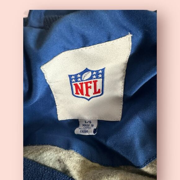 NFL Mens L Indianapolis Colts G-Ill Sports Jersey Lined Pullover Windbreaker - Picture 5 of 7